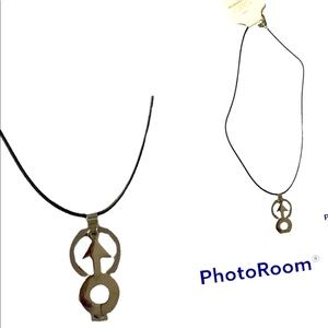 Stainless steel nacklace. NWT